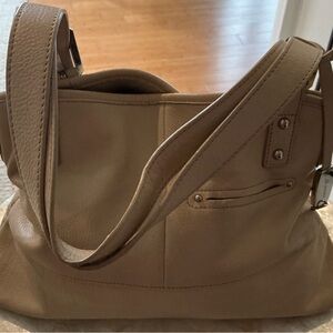 B. Makowsky Tan Leather Bag